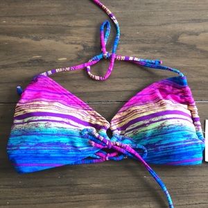 New Jamaican style bikini top medium